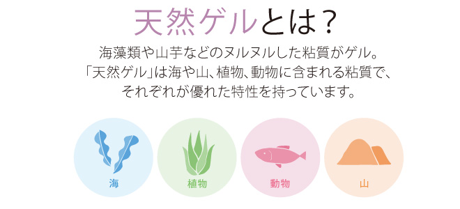 天然ゲル