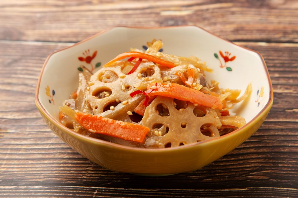 れんこんとにんじんのきんぴら